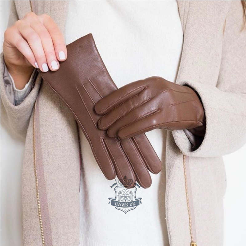 【新年礼物】英国王妃同款DENTS羊绒内里女士情侣羊皮手套7-1134