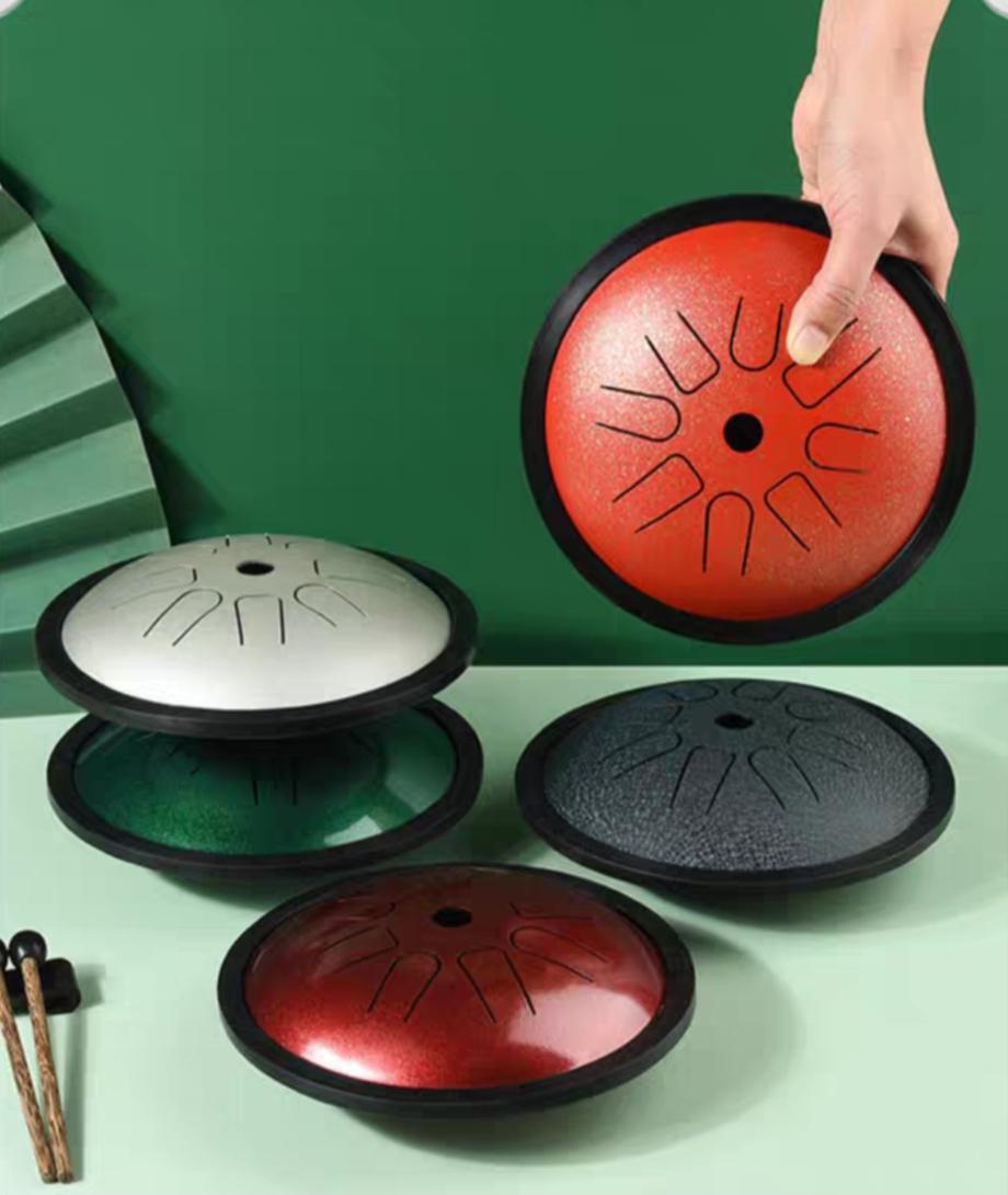 hluru/鲁儒鲁儒空灵鼓6英寸8音高音伴侣户外学习钛钢专业演奏升级