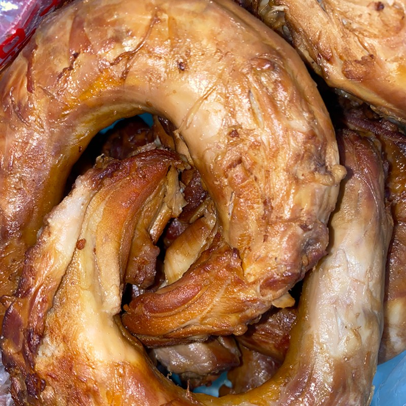 代购哈尔滨商委熏酱鸡脖子散装  500克