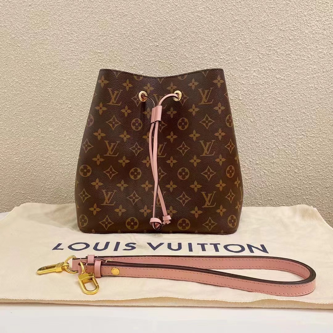 95新 LouisVuitton/路易威登 蔚蓝/粉桶 单肩包 斜挎包
