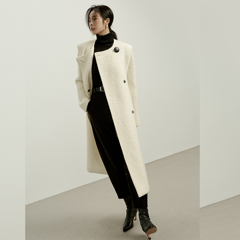  nana优雅保暖大衣时尚百搭英伦风设计款保暖C201137DY2