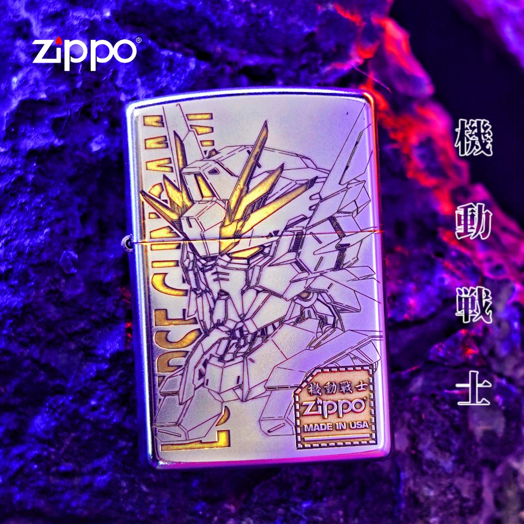ZIPPO/之宝打火机/205-精雕-亚克力水晶盒-机甲战士高达DYJ1