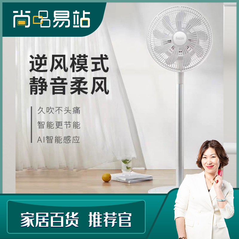 Sezze西哲电风扇家用空气循环扇静音摇头台扇立式落地扇风扇