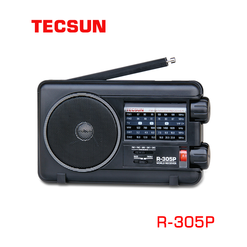 Tecsun/德生R-305P便携式调频 中波 短波DSP数字解调收音机
