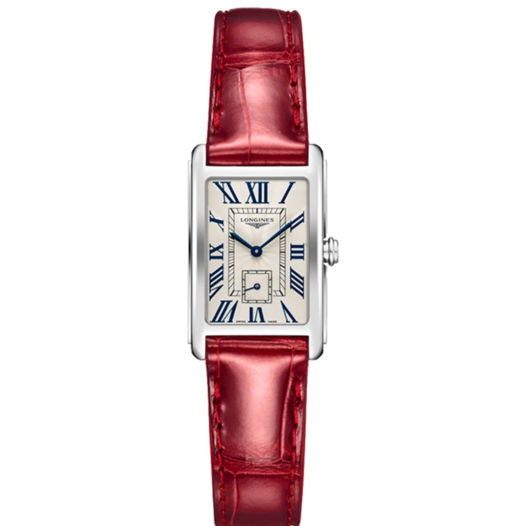99新 Longines/浪琴 女表/黛绰维纳/20.8*32mm/带证书/公价12000