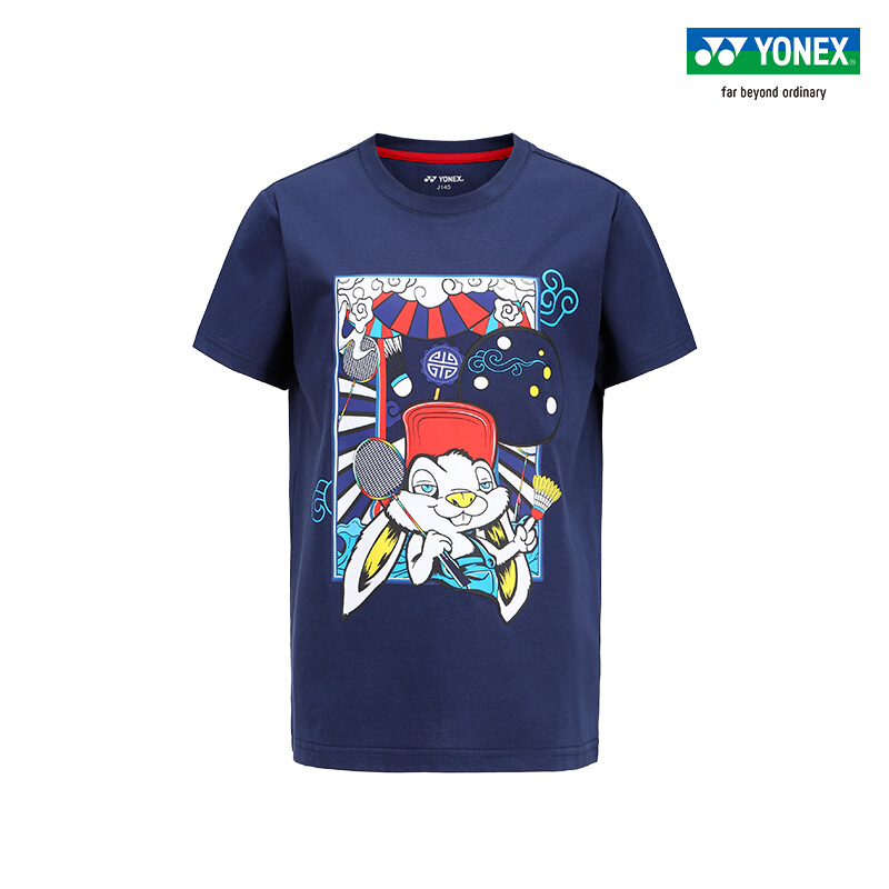 YONEX/尤尼克斯羽毛球服yy系列青少年运动短袖