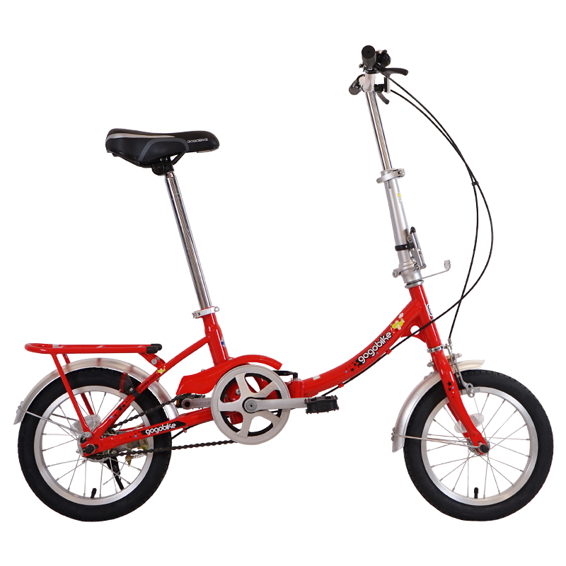 gogobike14寸学生大人成人男女士迷你小型便携代步折叠自行车单车