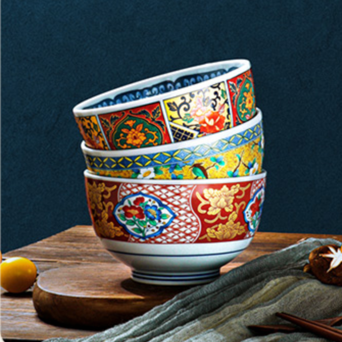 日瓷 4寸大碗 古伊万里 YMG018