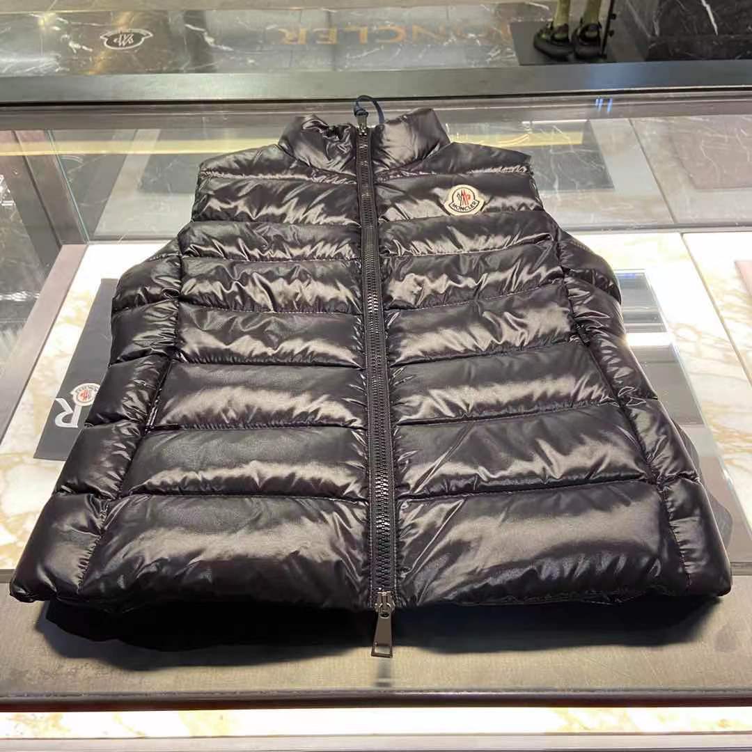 未使用 MONCLER 盟可睐蒙口/GG/女士秋冬黑色羽绒马甲GHANY  