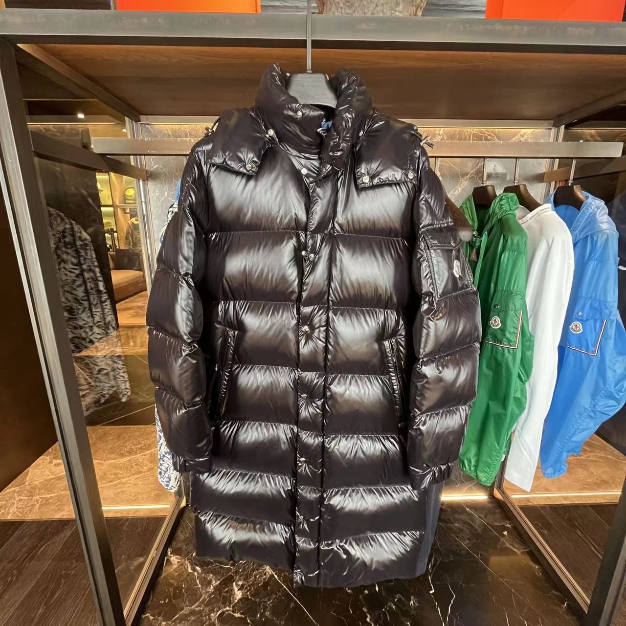 未使用 MONCLER 盟可睐/GG/男士长款Maya羽绒服 HANOVERIAN