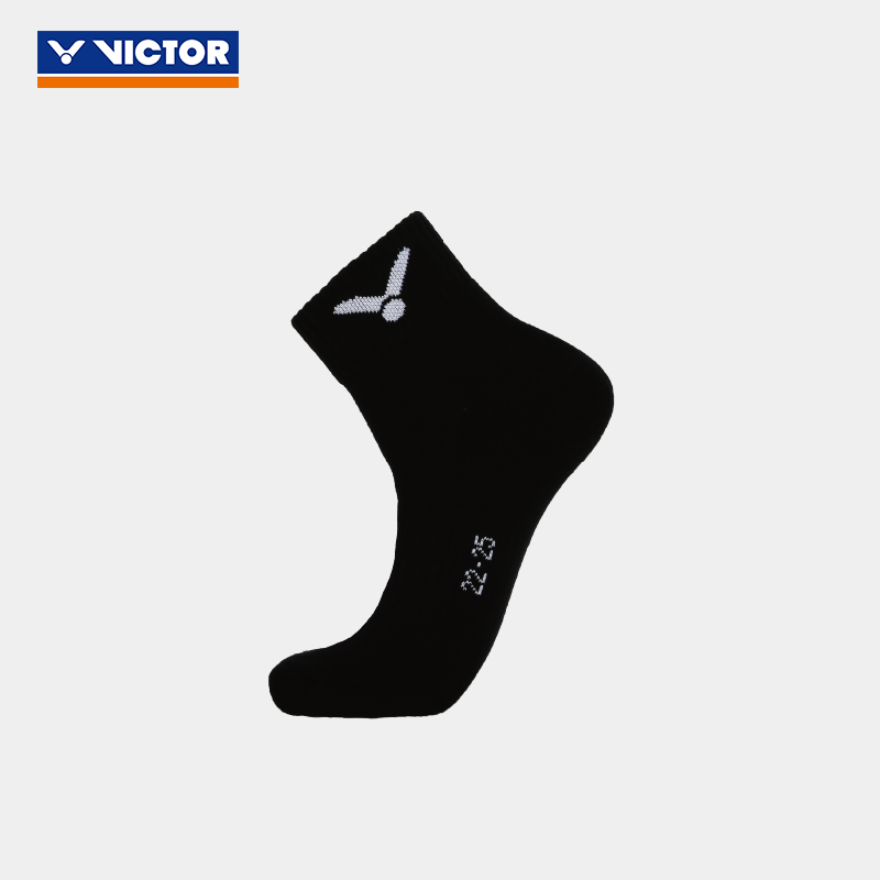 VICTOR/威克多 羽毛球袜短筒包裹透气防滑中筒加厚运动袜 SK192