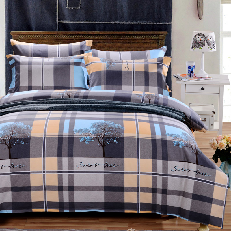 【单件被套】100%全棉纯棉斜纹被套单件单人双人被罩四季可用