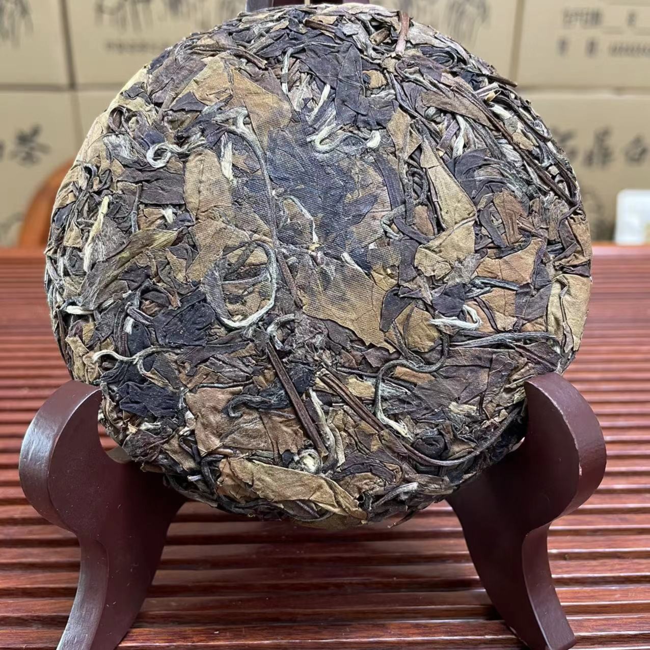 2018秋寿眉 福鼎白茶 老白茶 日晒茶甜香药香 100克/饼