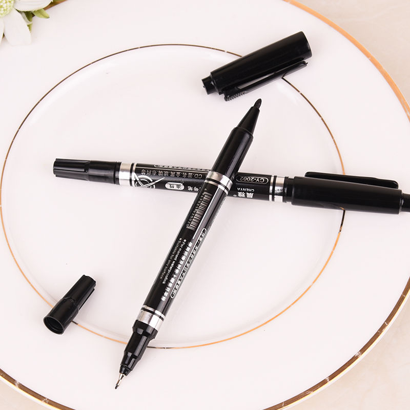 婚庆婚礼结婚用品请帖书写笔请柬喜帖嘉宾礼金簿写字笔黑色油性笔