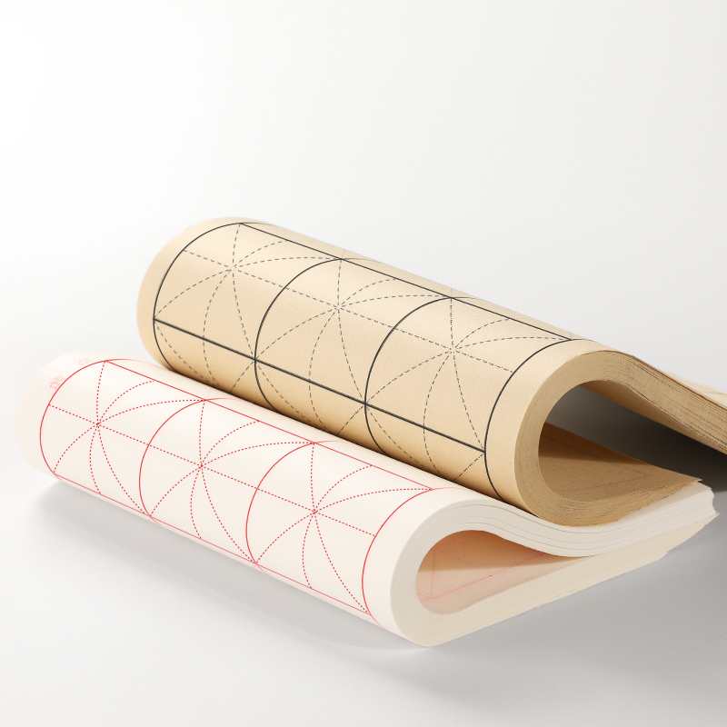 米字格日课纸半生半熟宣纸初学者毛笔字书法练习专用纸练字用纸