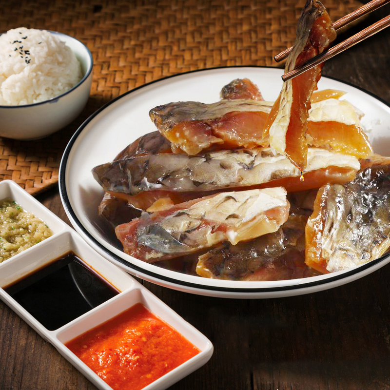 绍兴咸亨酒店食品草鱼干绍兴土特产醉鱼干418g鱼排咸鱼干零食
