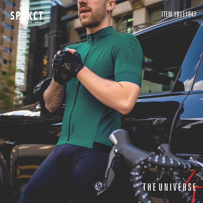 思帕客男款春夏短袖骑行服自行车山地车凉感速干-乾坤