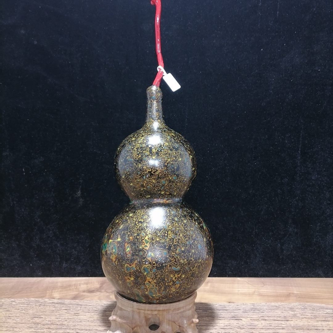 盛泰葫芦 藏品级 大漆葫芦  黑金系列【葫芦高度29公分】 