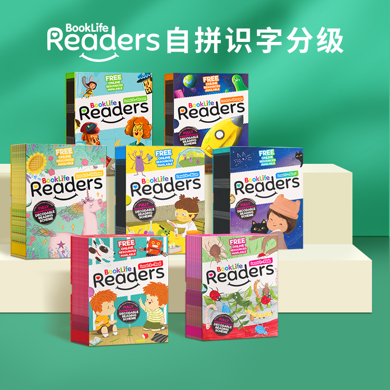 小BOOK点英语识字分级绘本系列自然拼读booklife原版系列