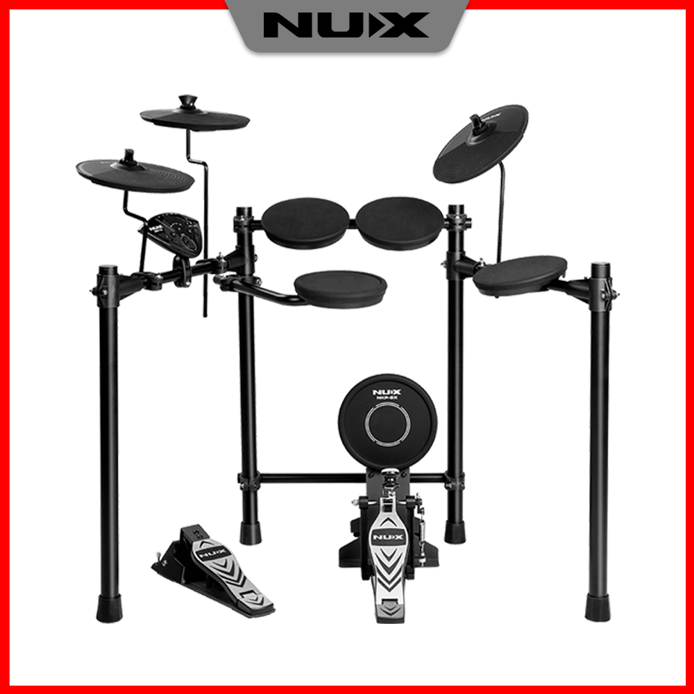 nux纽克斯电鼓DM1专业儿童初学便携网面电子鼓练习架子鼓演出打鼓