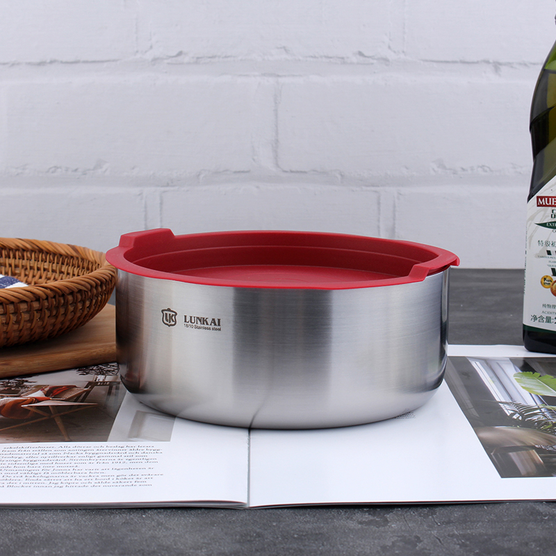 18/10不锈钢16CM红盖碗