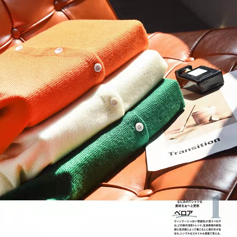 【200-299】ins夏天凉快针织短袖上衣时尚休闲百搭打底长袖针织衫