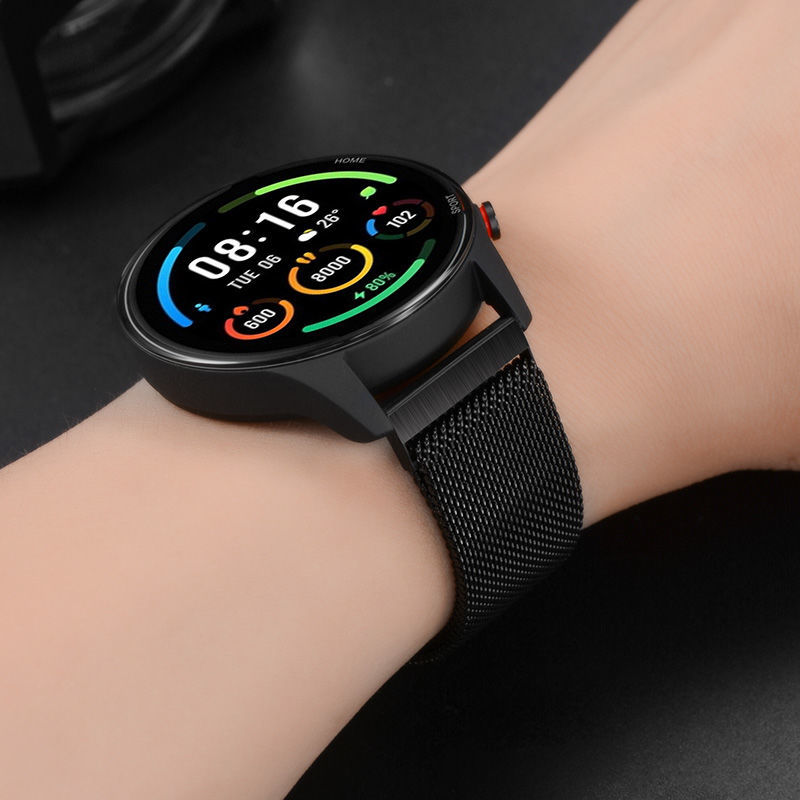【表带】适用小米watch表带S1米兰尼斯color2运动版金属替换钢带
