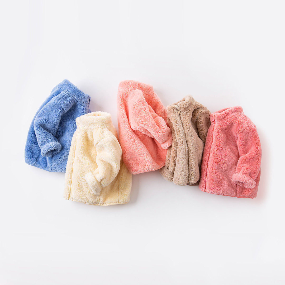 【保价双11】戴维贝拉男女童上衣春秋宝宝洋气毛绒外套DB4677-B