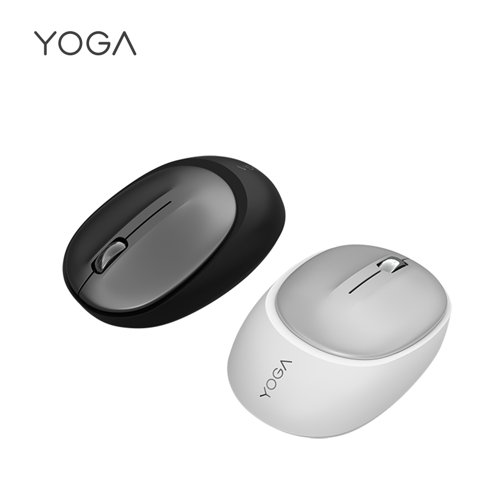 联想YOGA M5无线双模四连蓝牙办公便携静音黑色商务充电小巧鼠标