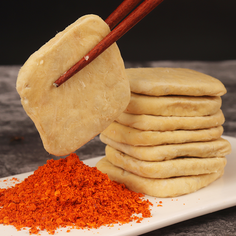 【邓邓粉丝专属】贵州特色小吃正宗手撕豆腐(3.5cm)60片装送辣椒面