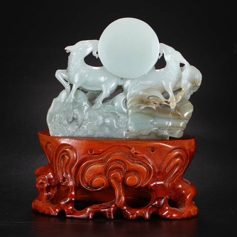 徐鑫大师作品，三阳开泰，荣获海派神工奖银奖作品，新疆切末料
