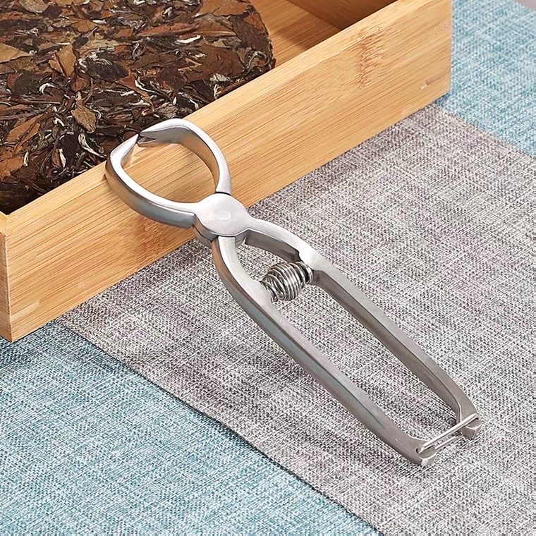 不锈钢茶钳茶剪茶砖专用剪茶神器手工中式茶饼撬茶具配件家用高档