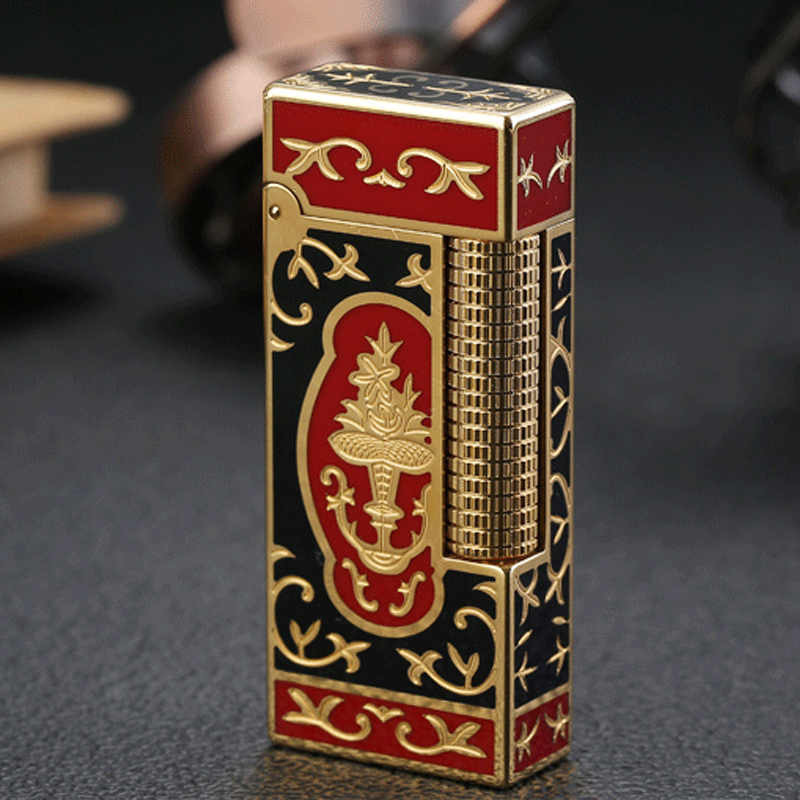 法国都柏特 S.dubtnt 充气限量版高档打火机全铜精品打火机唐三彩