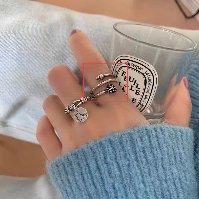 【花苞戒指】复古时尚复古做旧指环