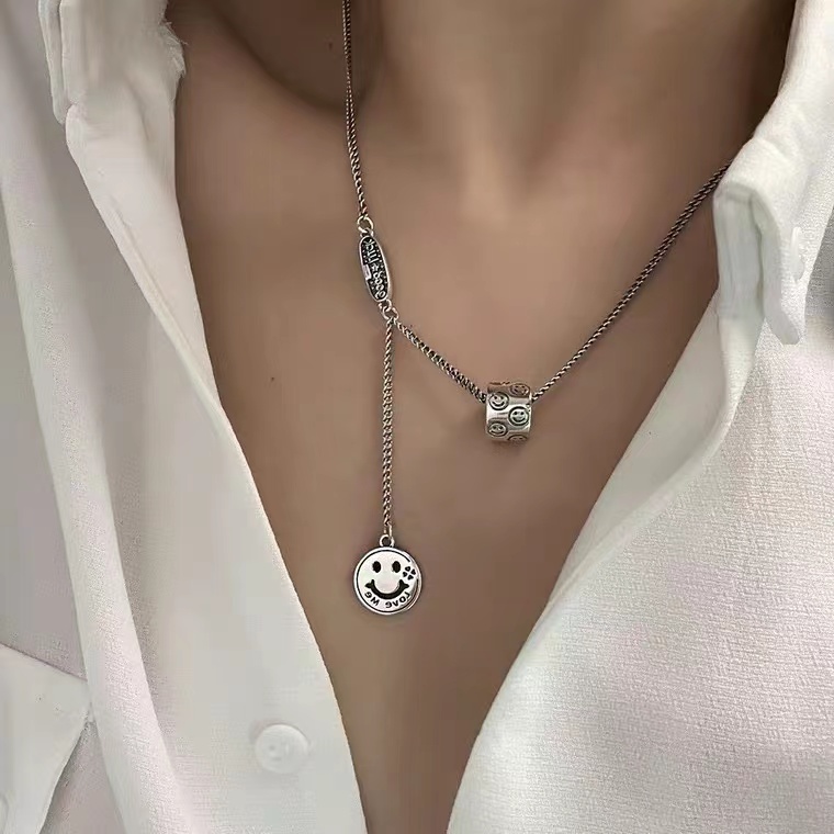 【笑脸路路通】复古泰银重工项链