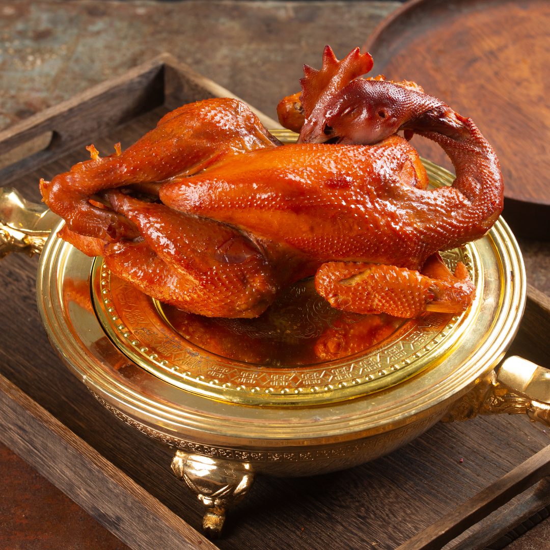  【福袋】双花御香鸡830g辽宁特产手撕熏鸡烧鸡扒鸡肉卤味熟食