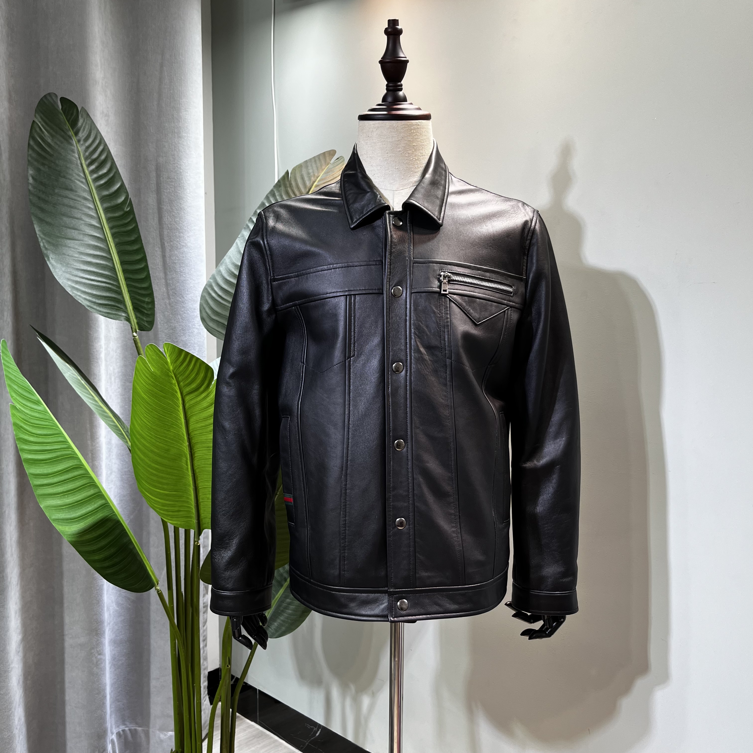 H.Y羊皮休闲，商务时尚款