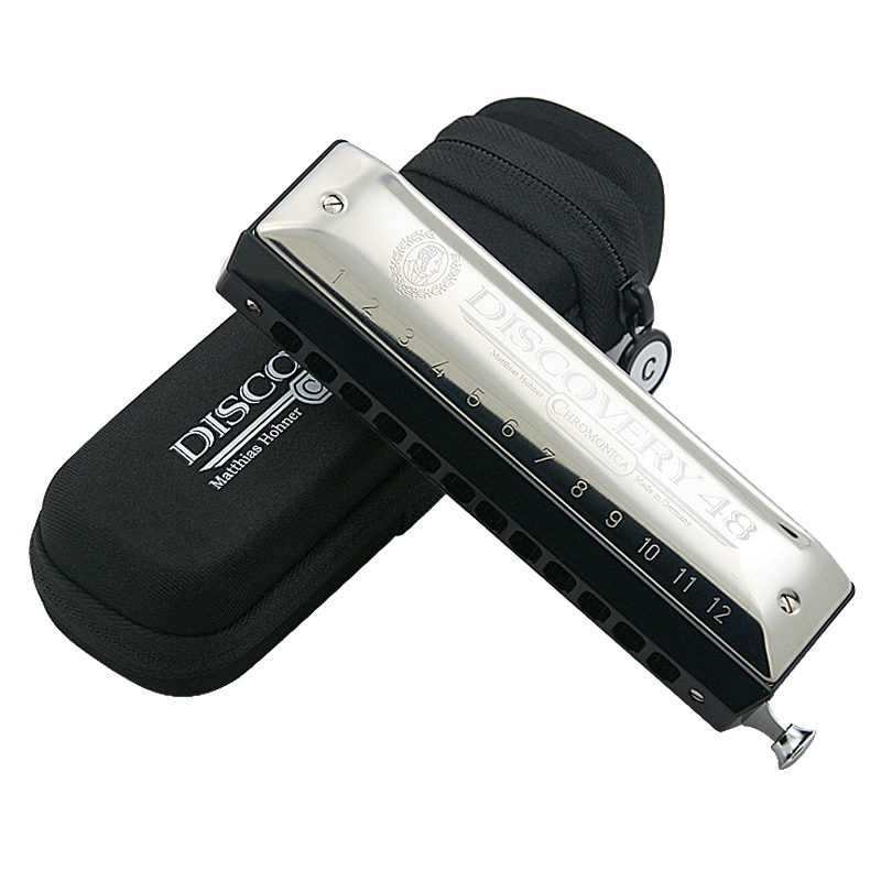 HOHNER和来德国原装D48进口270经典DISCOVERY48半音阶口琴C调12孔