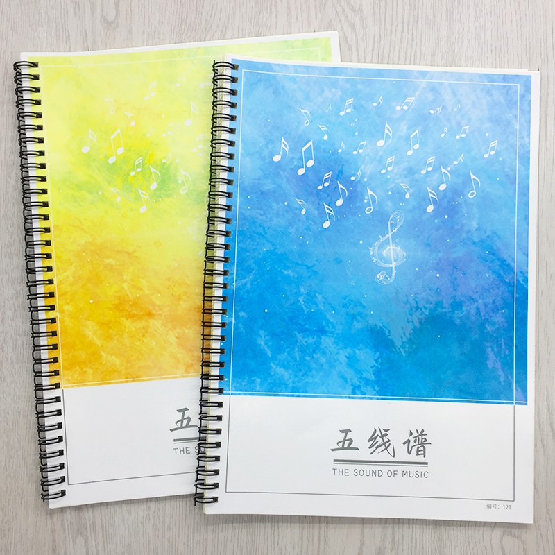 五线谱本儿童大间距初学者练琴笔记本成年学生儿童通用谱本乐理