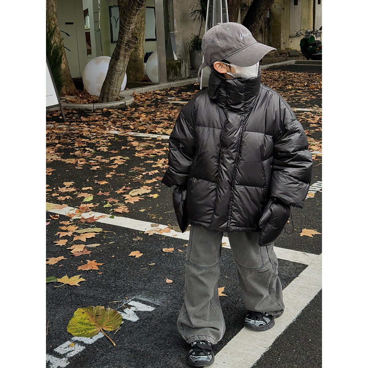 童装儿童羽绒服男童短款2025冬装新款宝宝白鸭绒衣儿童外套潮