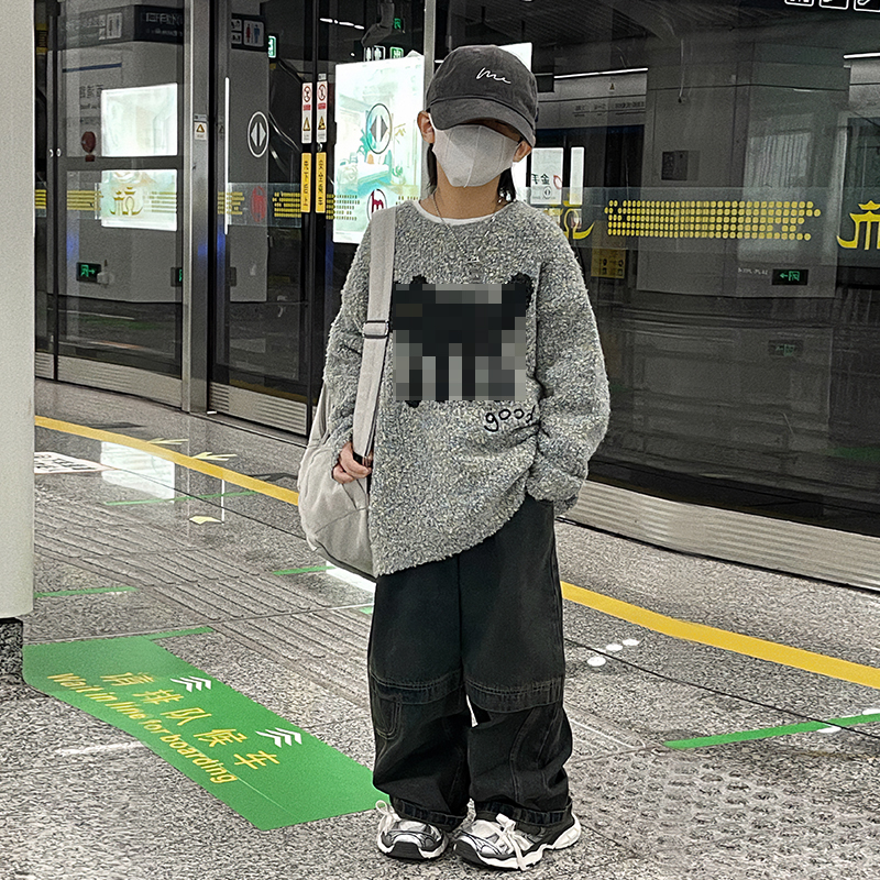 男童加厚毛衣秋冬2023新款儿童秋季打底针织衫中小童洋气韩版线衣