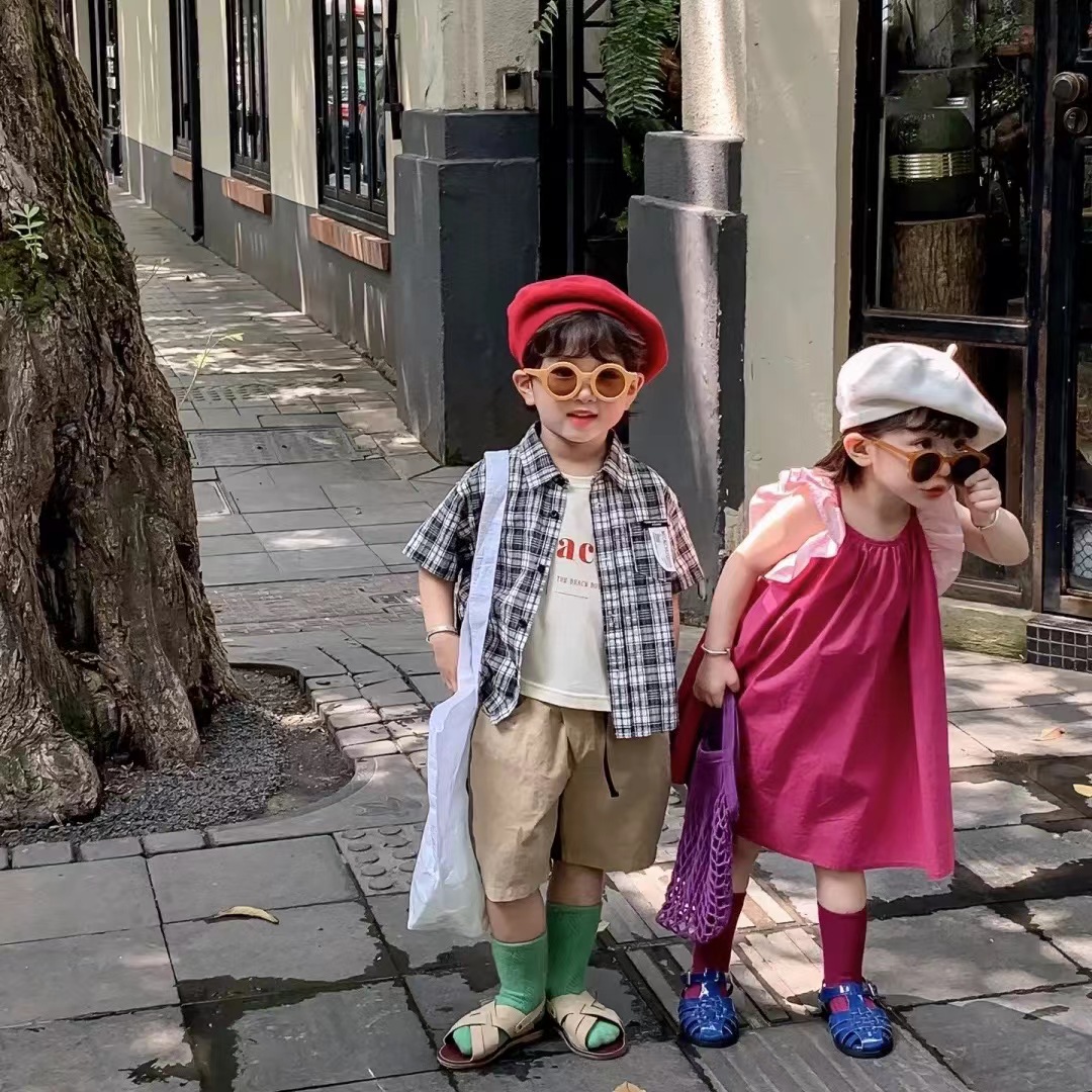 【901-000】夏季休闲儿童宝宝帅气通用断码上衣套装百搭时尚