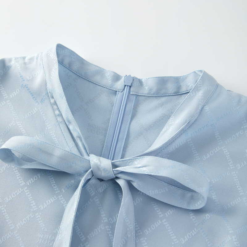 【商场同款】茵曼春秋女连衣裙长袖女装新款休闲收腰时尚夏季优雅