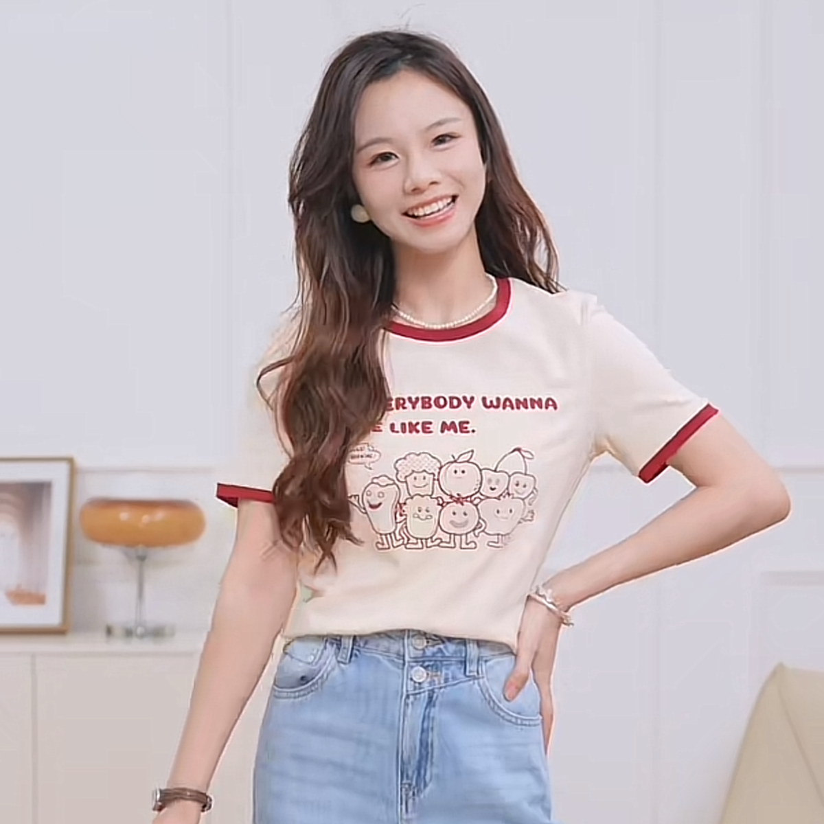 【周年庆】茵曼夏季新款女T恤上衣长袖时尚休闲圆领刺绣连帽瘦