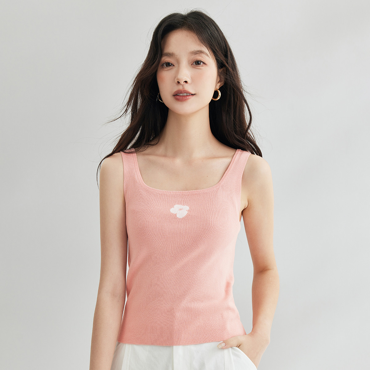 茵曼2025夏季新款女毛针织衫开衫薄款内背心时尚休闲爆款百搭舒适