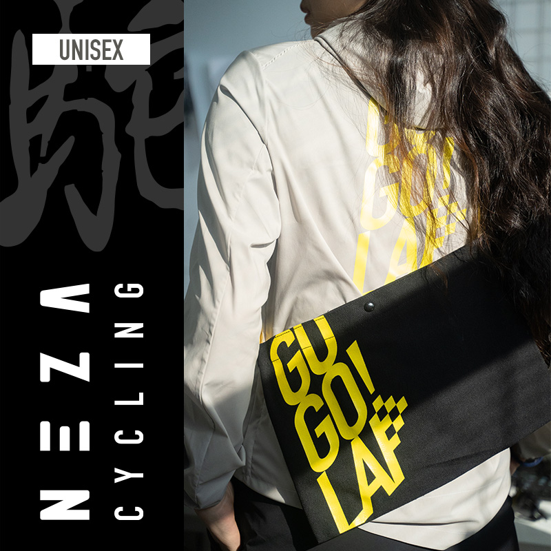NEZA「驼.乌骓」户外单肩帆布包 通用通勤摩托车骑行赛事补给袋