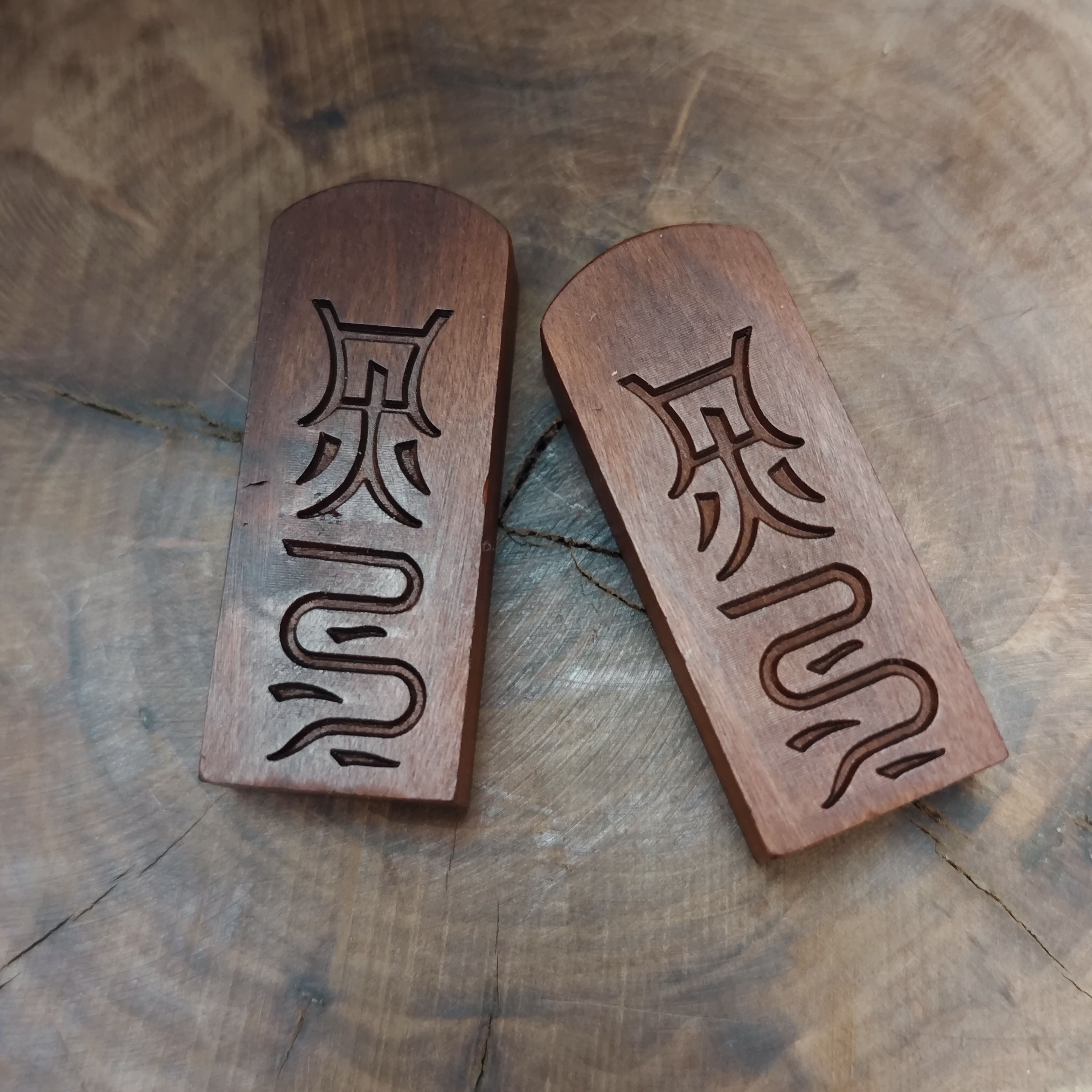 雷击枣木吊坠雕刻刻字黑神话悟空,缩地青符,钥匙扣木牌