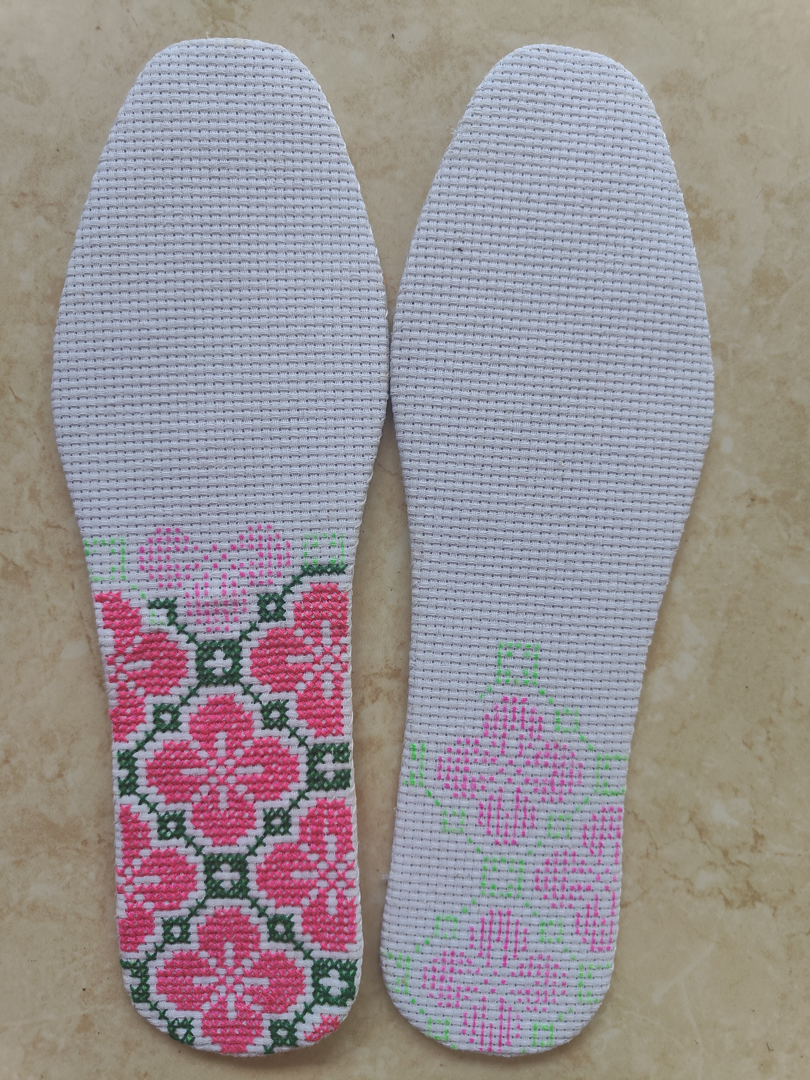 中格子十字绣布11ct手工制品鞋垫白板鞋垫不带针线透气