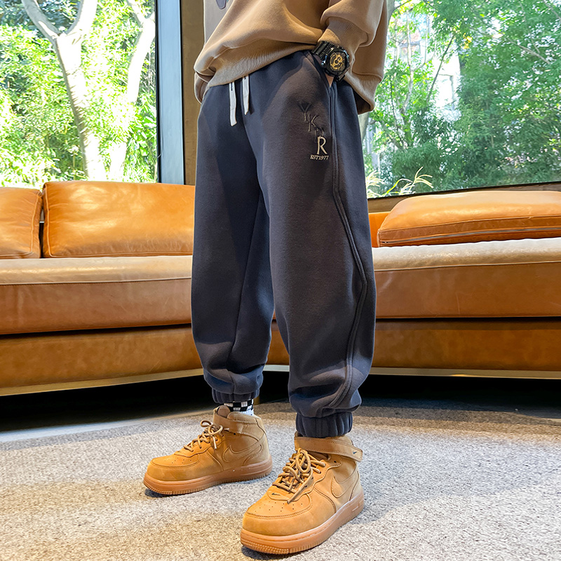 男童裤子2025秋冬新款运动裤中大童休闲长裤儿童卫裤秋装洋气韩版