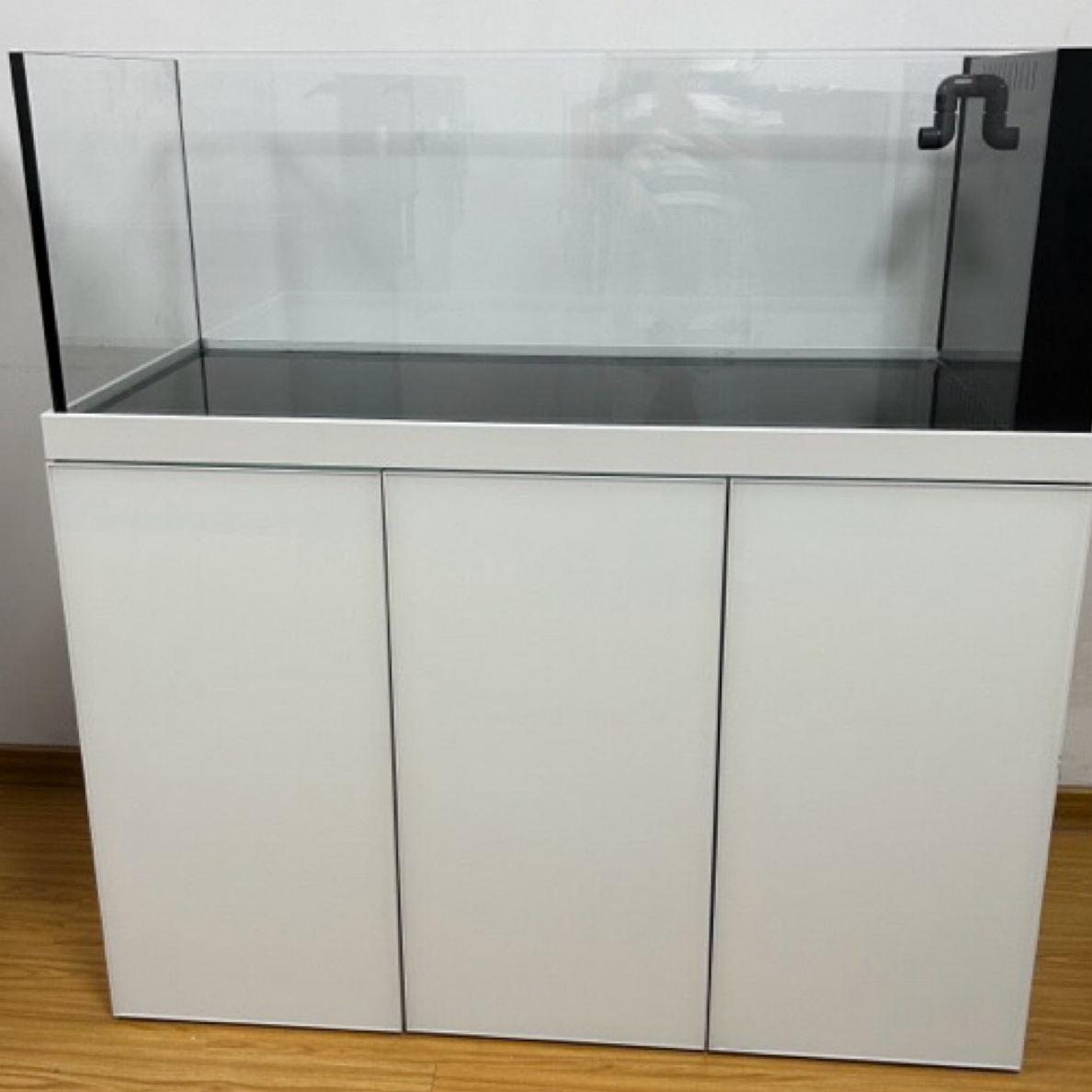 高配款8cm侧溢流 黑玻鱼梳一体底滤 工业风 溪流缸 鱼缸